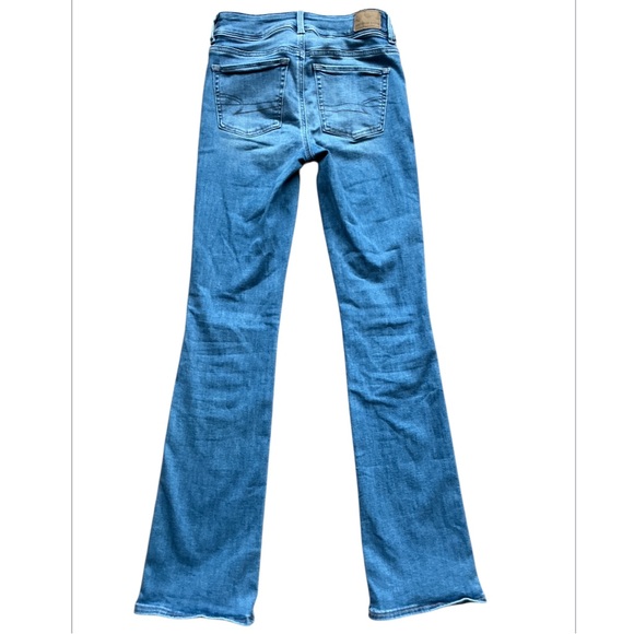American Eagle Next Level Stretch Kickboot Jeans Womens Size 0 - Picture 2 of 8